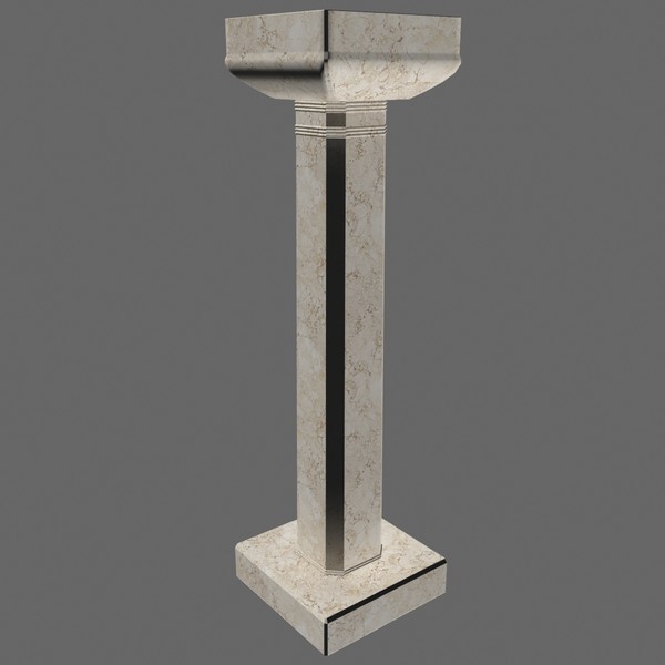 3d antiquity pillar model - Pillar 4 by Tschirner